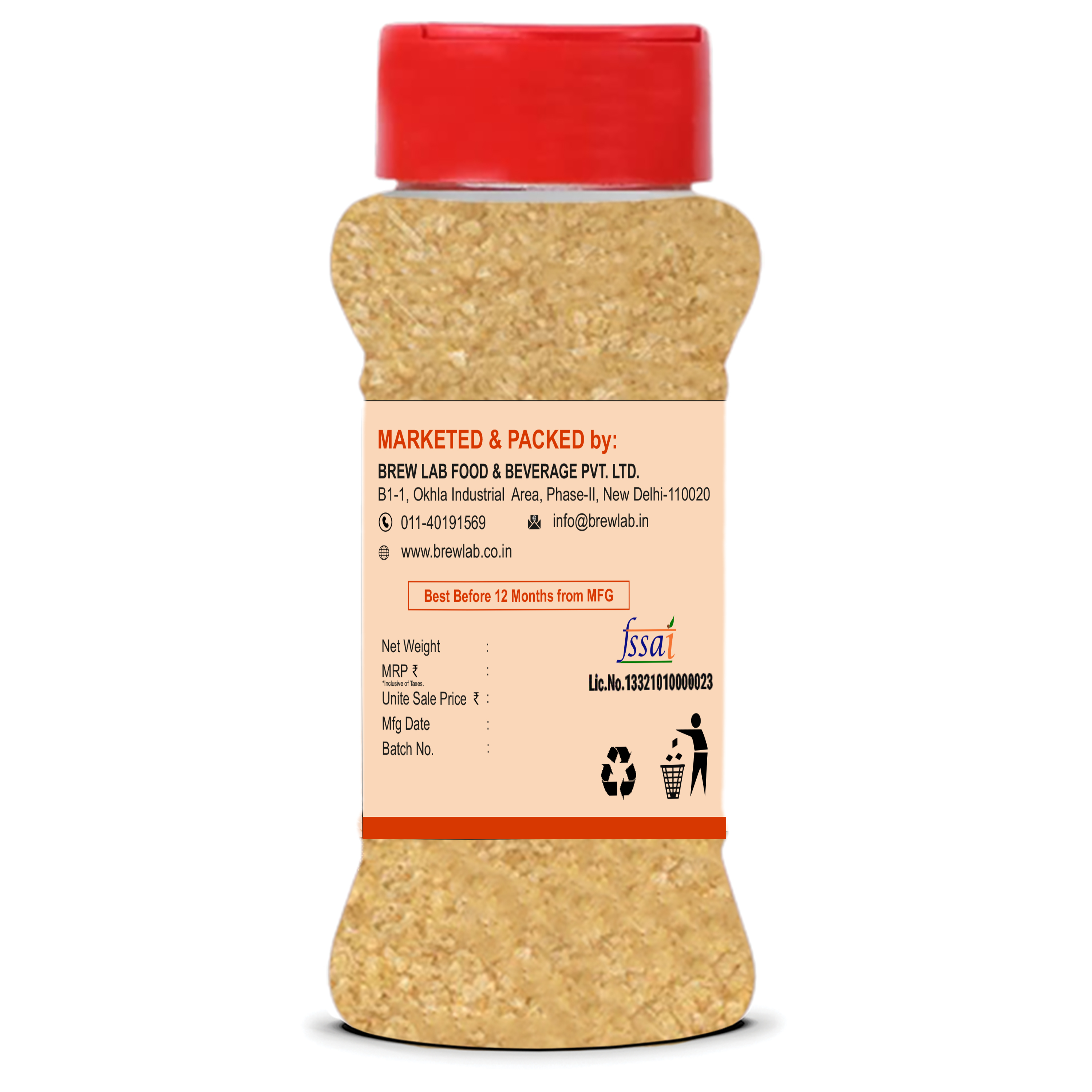 Brew Lab Gelling Agent Powder | For Making Jelly, Trifle, Cake & More | Thickning Agent | Gelatin Powder  (100 g)