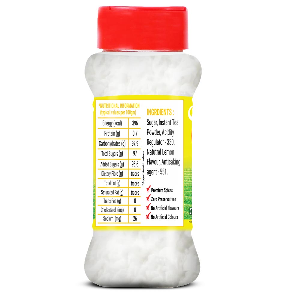 Brew Lab Lemon Tea Premix Also Suitable For Vending Machine Daily Dose Of Natural Goodnes Lemon Tea Plastic Bottle (100 g)