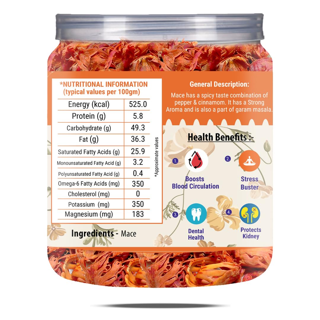 Brew Lab Mace (Javitri) | Boost Blood Circulation | Sabut Gram Masala-100gm