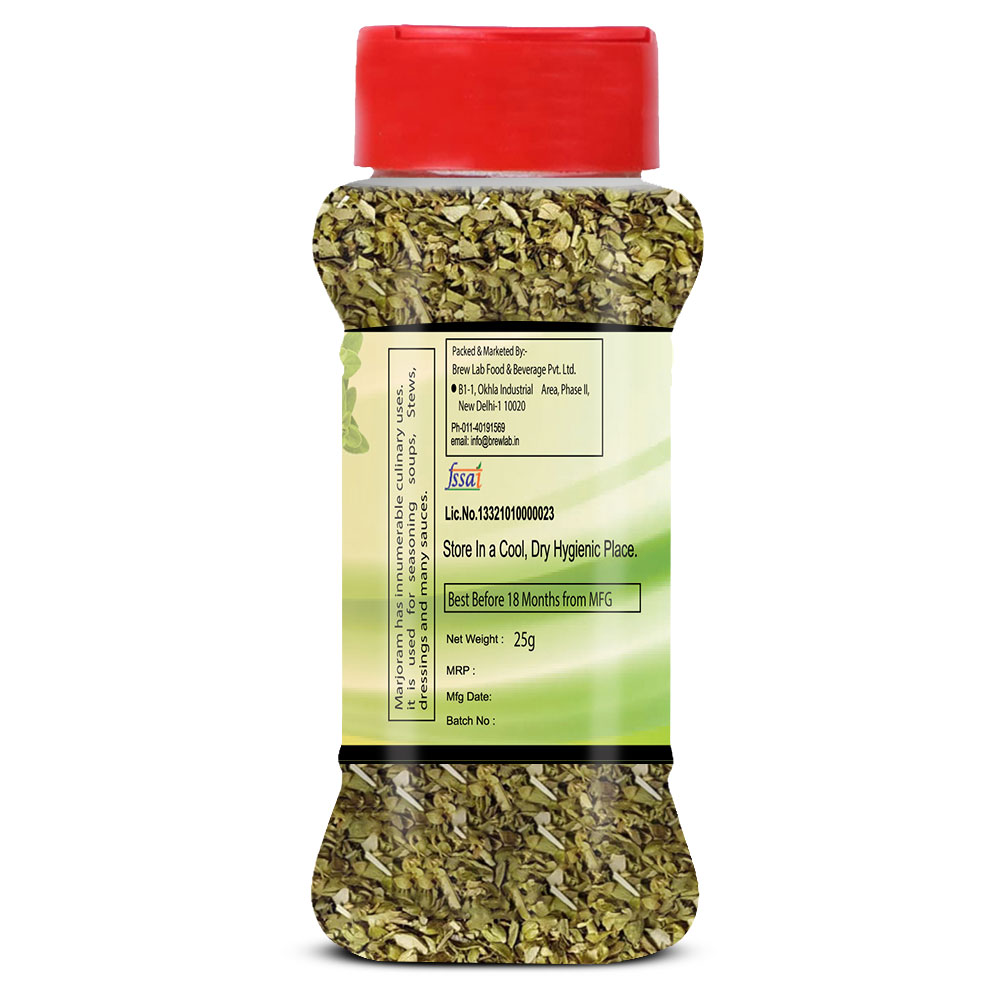 Brew Lab Marjoram Herbs | Oregano | For Pizza, Pasta & Chai (50 g)