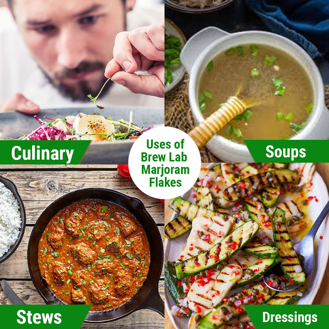 Brew Lab Marjoram Herbs | Oregano | For Pizza, Pasta & Chai (50 g)