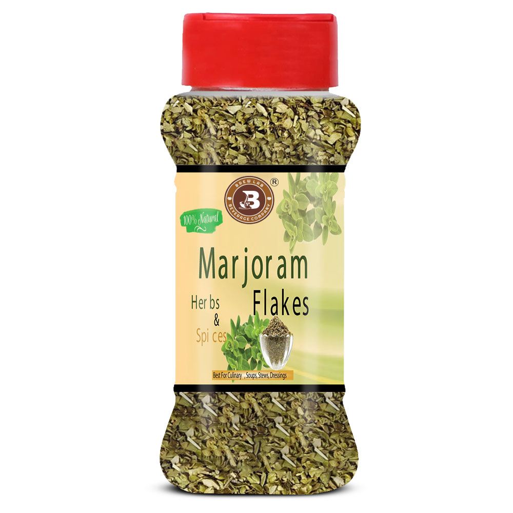 Brew Lab Marjoram Herbs | Oregano | For Pizza, Pasta & Chai (50 g)