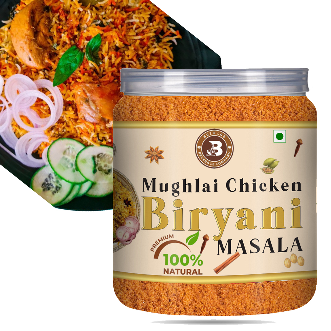 Brew Lab Mughlai Chicken Biryani Masala| Spice Mix | For Delicious & Flavorful Biryani (250GM)
