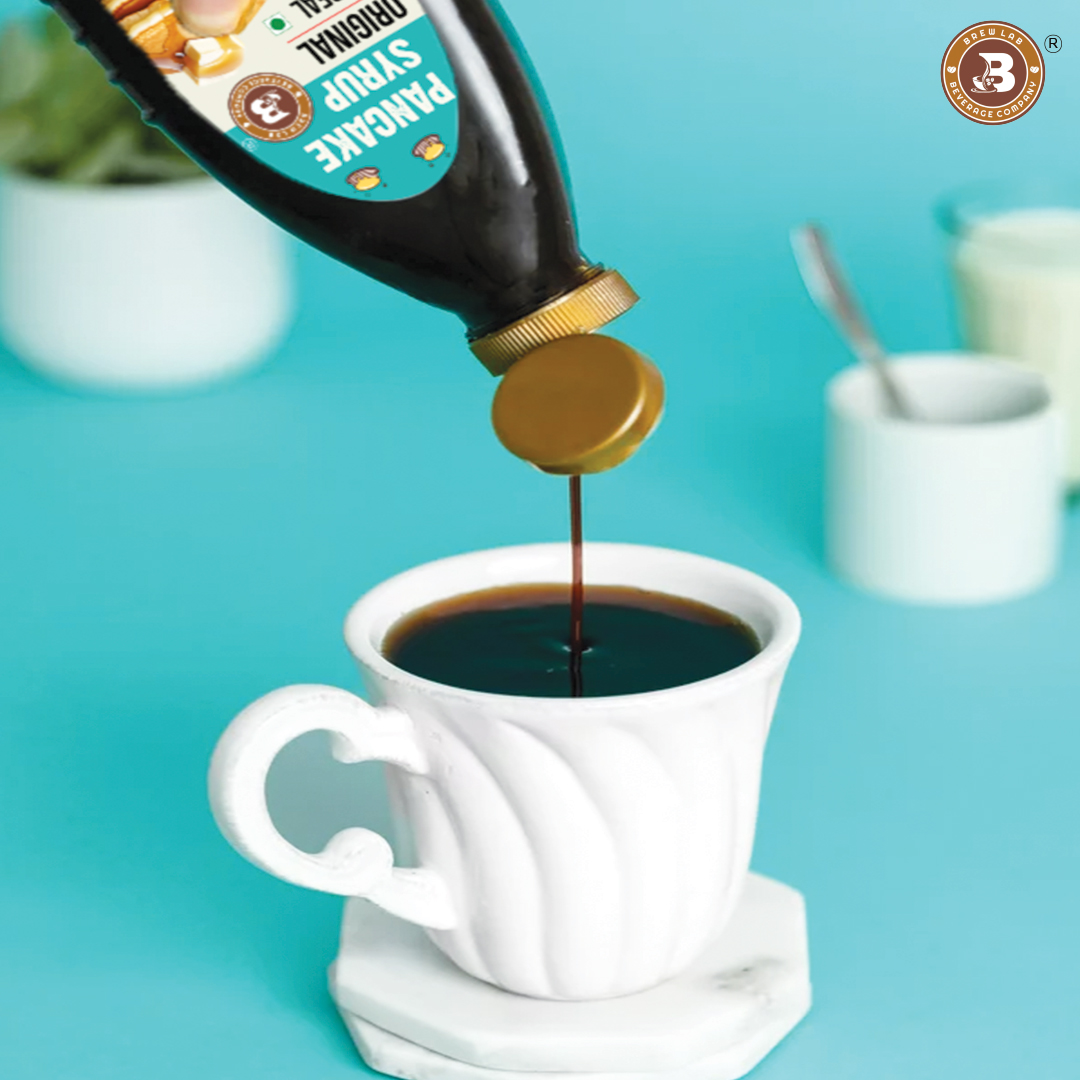 Brew Lab Pancake Syrup 400 ml | Vegan & Gluten Free | No Refined Sugar | Plant Based Maple Syrup | (400 ml, Pack of 1)
