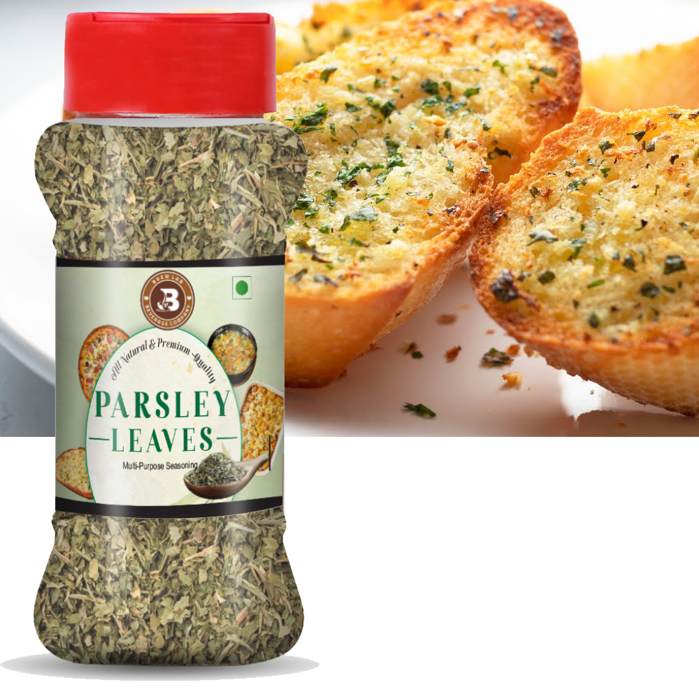 Brew Lab Parsley Leaves | Use in Sauces, Soup, Italian Dishes & Continental Snacks (50 g)