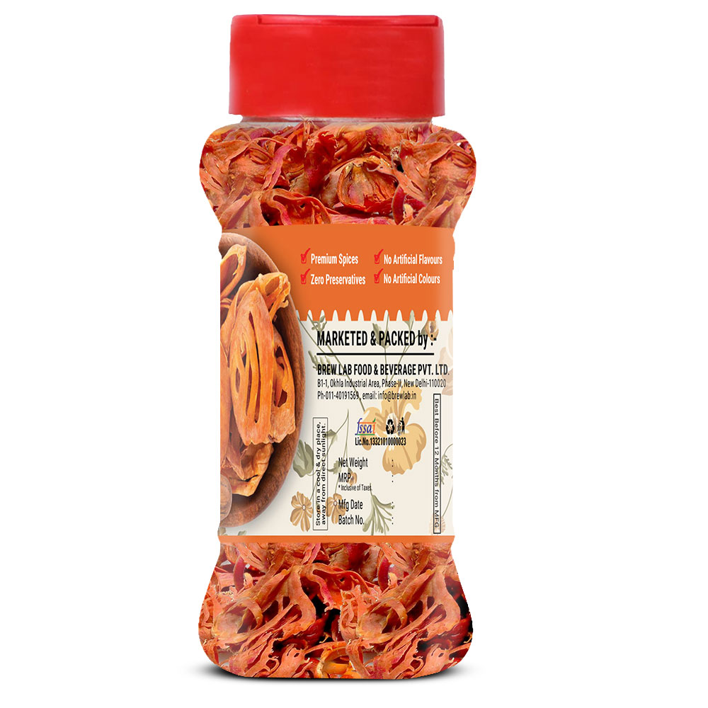 Brew Lab Pepper-100g + Mace-70g + Cinnamom-50g + Elaichi-80g + BayLeaf-50g + Clove-100g - 450 gm