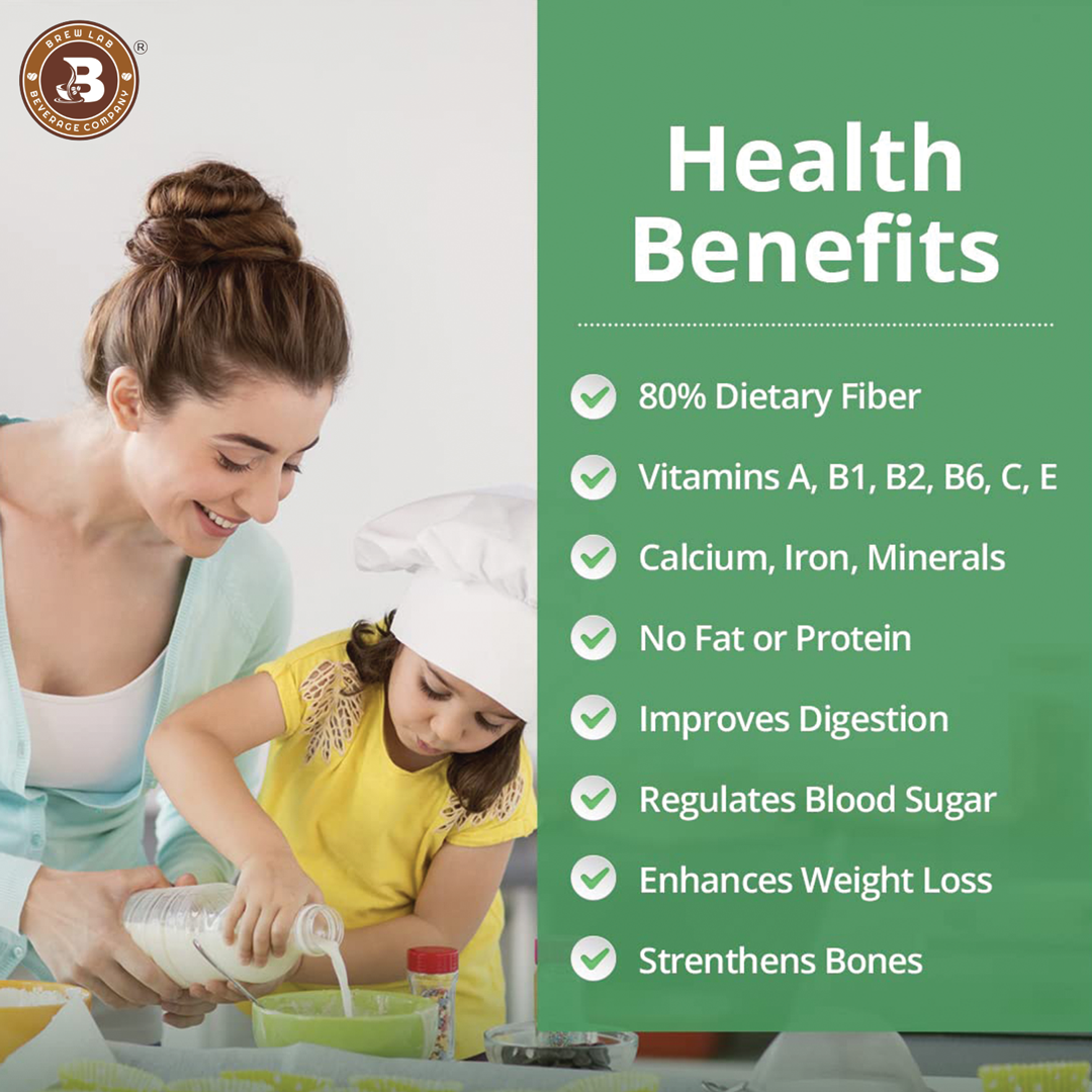 Brew Lab Plant Based Agar Agar Powder A Vegan Product For Jams, Jellies, Pudding & more | Agar Agar Powder -50 gm