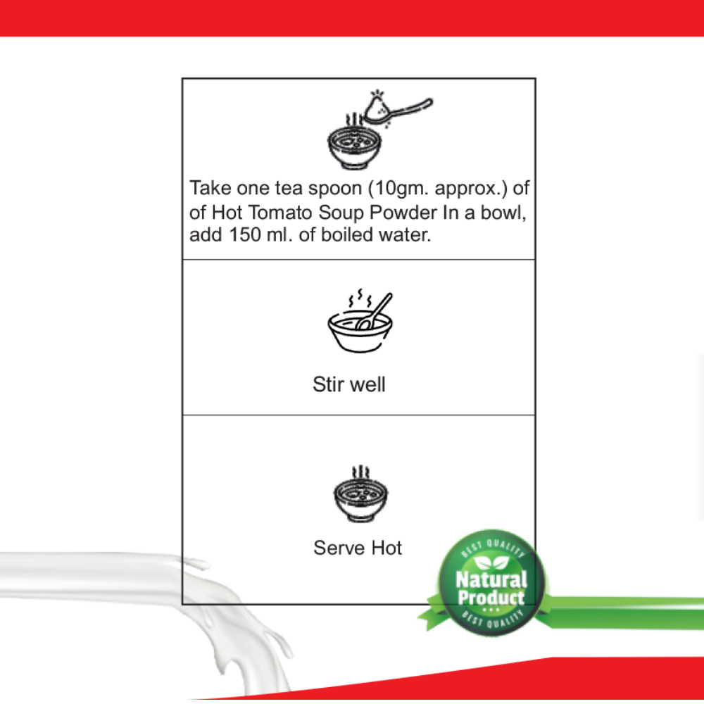 Brew Lab Ready To Cook Instant Healthy Cheese Tomato Soup With No Added Preservatives| Easy to Prepare | 250 gm