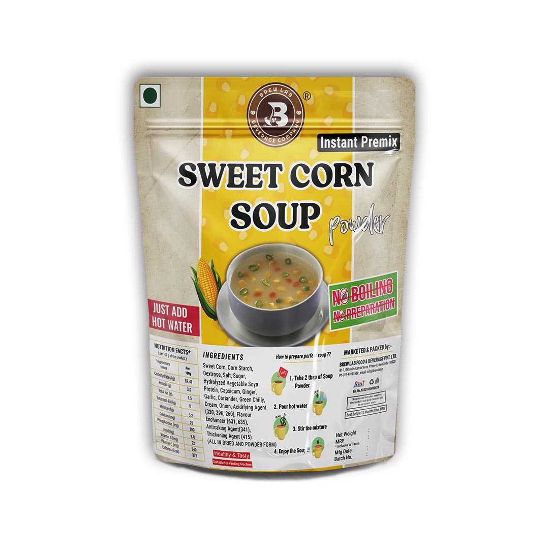 Brew Lab Soup Combo of Mix Veg50gm+Hot & Sour Soup-50g+Sweet Corn Soup-50 gm Powder Mix Instant Premix (Pack of 3, 150 g)