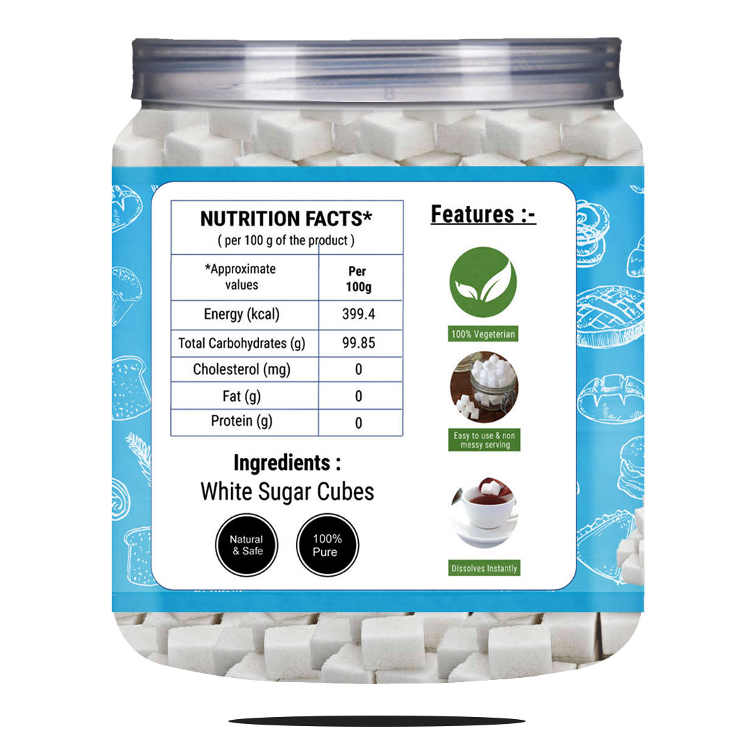 Brew Lab Sulphur Less Sugar Cube | No Harmful Chemicals Perfect For Tea & Coffee | Sugar (250 g)