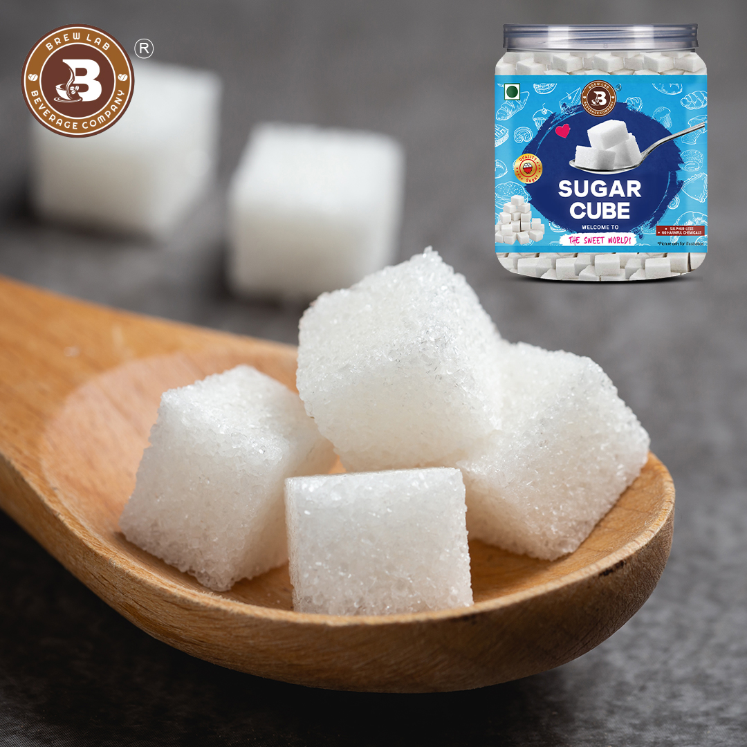 Brew Lab Sulphur Less Sugar Cube | No Harmful Chemicals Perfect For Tea & Coffee | Sugar (250 g)