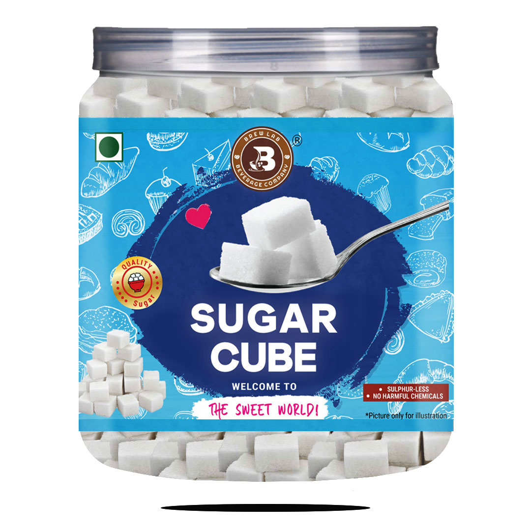 Brew Lab Sulphur Less Sugar Cube | No Harmful Chemicals Perfect For Tea & Coffee | Sugar (250 g)